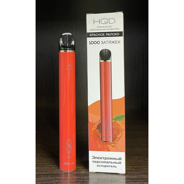 HQD melo red apple (красное яблоко) 1000 затяжек в Турции