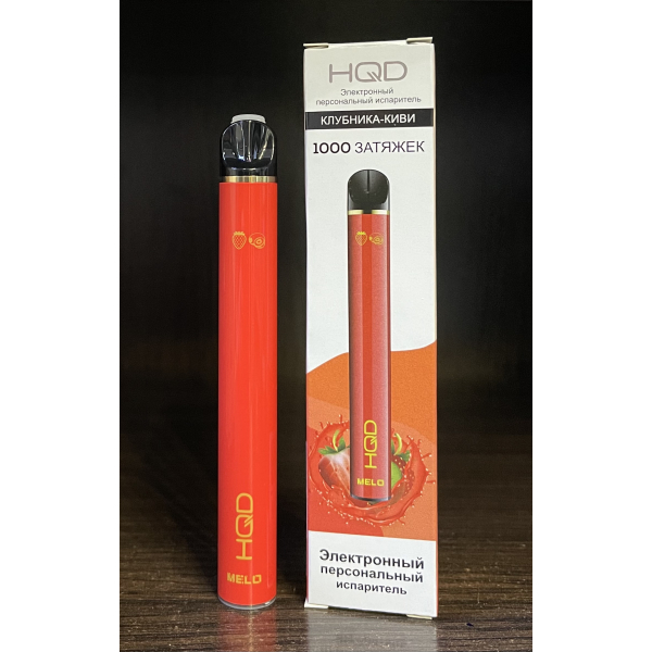HQD melo strawberry kiwi (клубника киви) 1000 затяжек в Турции