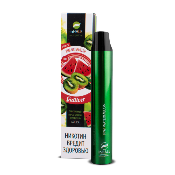 inHale Guliver Hard Kiwi Watermelon (Киви Арбуз) 1500 затяжек в Турции