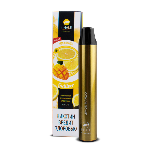 inHale Guliver Hard Lemon Mango (Лимон Манго) 1500 затяжек в Турции