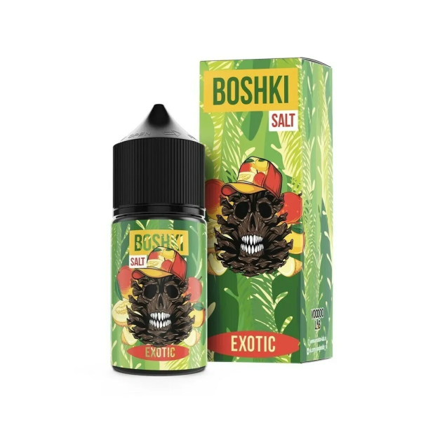 Жидкость BOSHKI Salt Exotic (Манго дыня хвоя) (30 мл, 20 мг/мл) в Турции