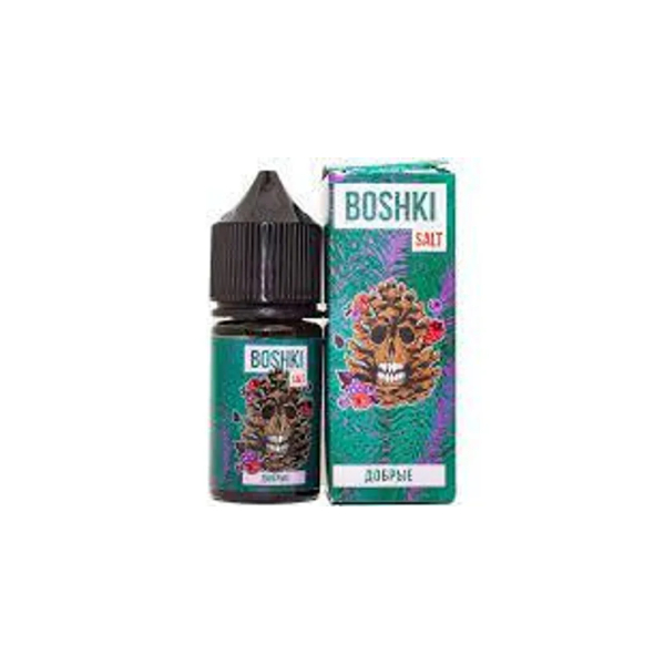 Жидкость BOSHKI Salt Добрые (Мороженное хвоя ягоды) (30 мл, 20 мг/мл) в Турции