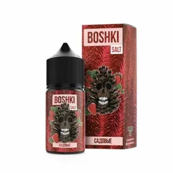 Жидкость BOSHKI Salt Садовые (клубника хвоя) (30 мл, 20 мг/мл) в Турции