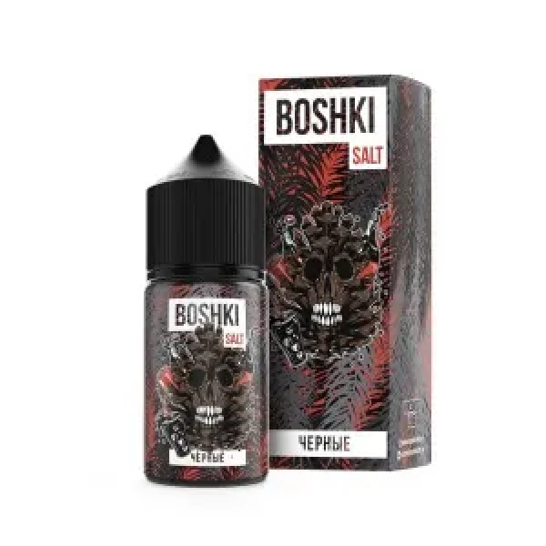 Жидкость BOSHKI Salt Черные (кола хвоя) (30 мл, 20 мг/мл) в Турции