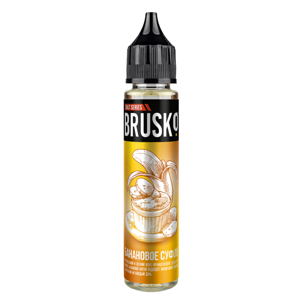 Жидкость Brusko Salt Банановое Суфле 30 мл в Турции