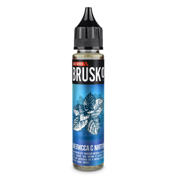 Жидкость Brusko Salt Мелиса С Мятой 30 мл в Турции