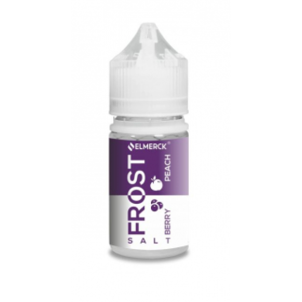 Жидкость Frost Salt Berry Peach (Персик С Черникой) (30 мл, 20 мг/мл) в Турции