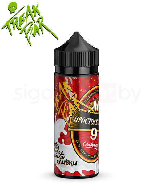Жидкость Freak Bar Prostokvashino 9 Slivochnoe (Сливки Пиво) (120 мл, 0 мг/мл) в Турции