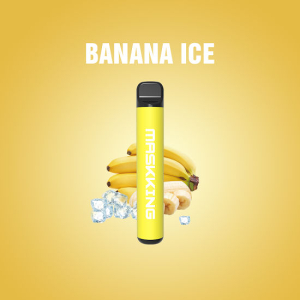 Одноразовая электронная сигарета Maskking High Pro Banana Ice (Ледяной Банан) 1000 затяжек в Турции