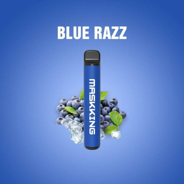 Одноразовая электронная сигарета Maskking High Pro Blue Razz (Черничный Рай) 1000 затяжек в Турции