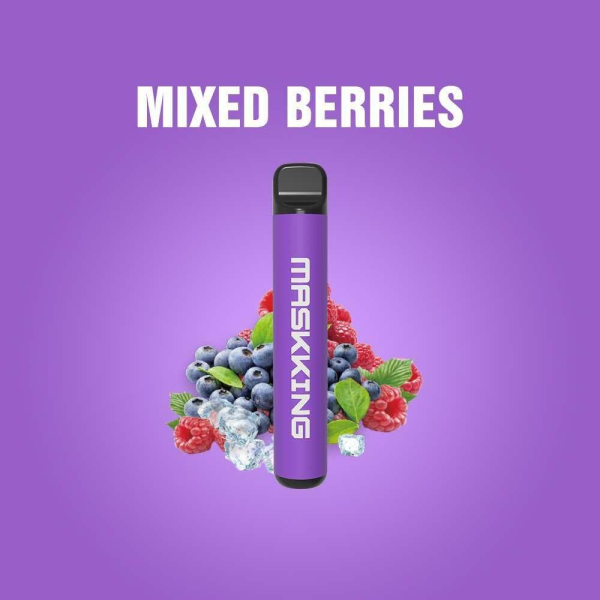 Одноразовая электронная сигарета Maskking High Pro Mixed Berries (Ягодный Рай) 1000 затяжек в Турции