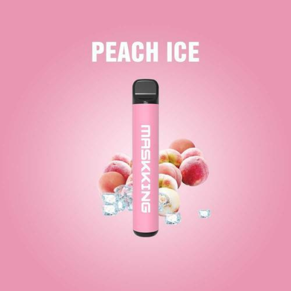Одноразовая электронная сигарета Maskking High Pro Peach Ice (Персиковый Рай) 1000 затяжек в Турции