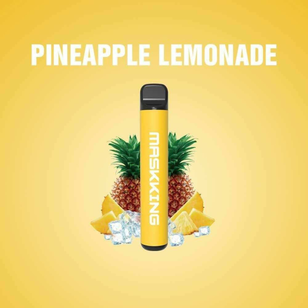 Одноразовая электронная сигарета Maskking High Pro Pineapple Lemonade (Ананасовый Лёд) 1000 затяжек в Турции