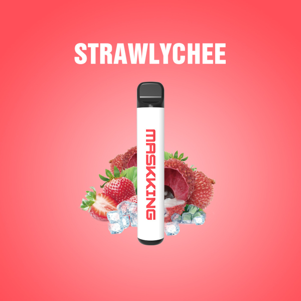 Одноразовая электронная сигарета Maskking High Pro Strawlychee (Клубника Личи) 1000 затяжек в Турции