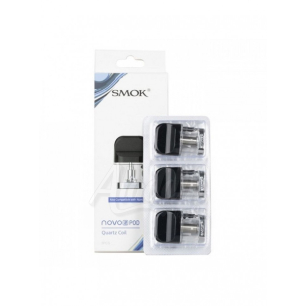 Упаковка картриджей NOVO 2 Quartz 1.4 ohm 2ml Coil Pod  by SMOK (в упаковке 3 шт) в Турции