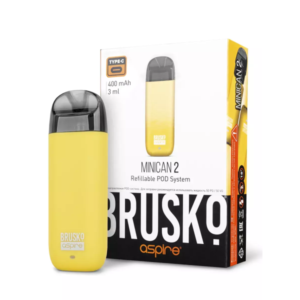 Brusko MINICAN 2 (400 мАч, Желтый) в Турции