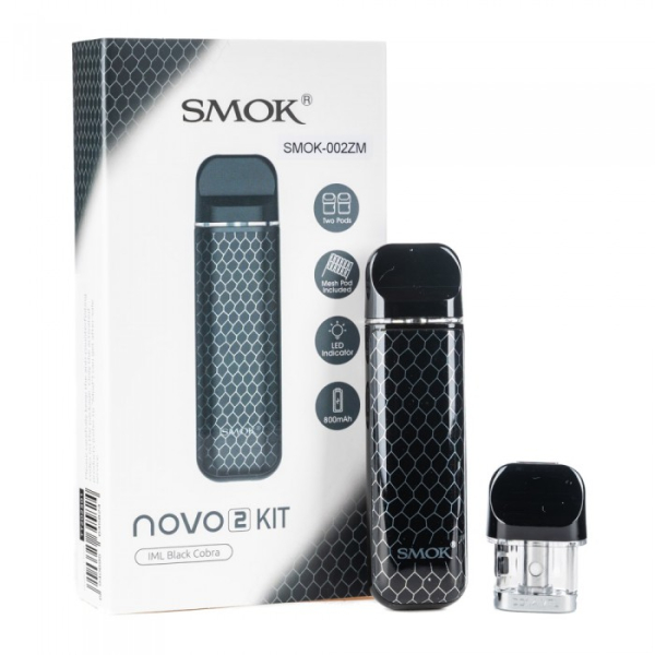 POD-система SMOK Novo 2 Pod 800 mAh Black Carbon в Турции