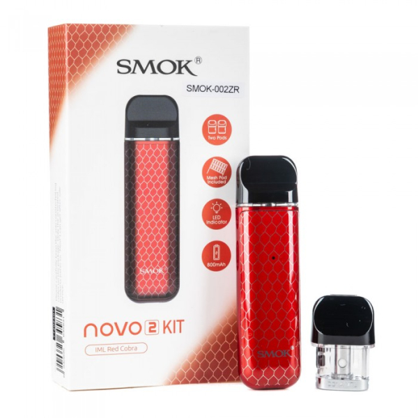 POD-система SMOK Novo 2 Pod 800 mAh Red Carbon в Турции