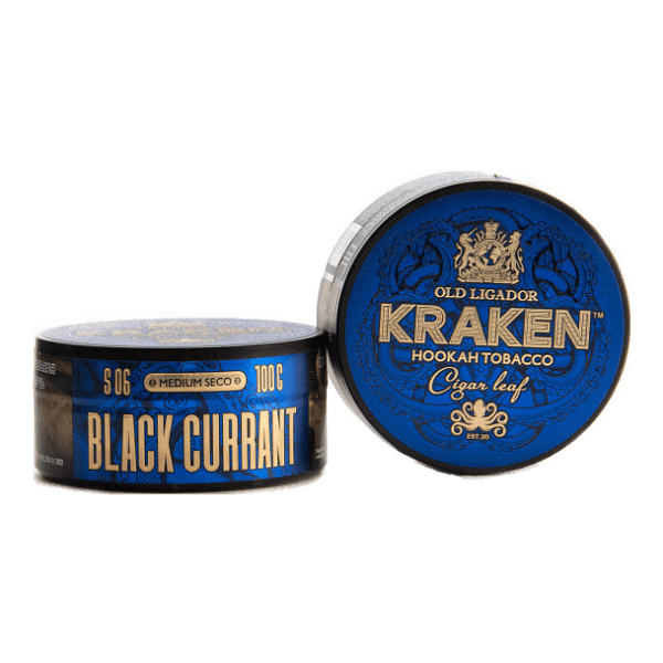 Табак Kraken Medium Seco Black Currant (Черная Смородина) 100 гр в Турции