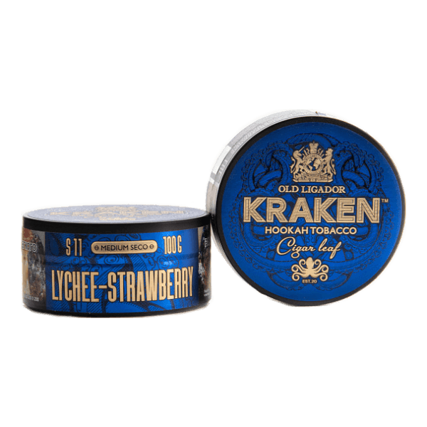Табак Kraken Medium Seco Lychee strawberry (Личи и клубника) 100 гр в Турции