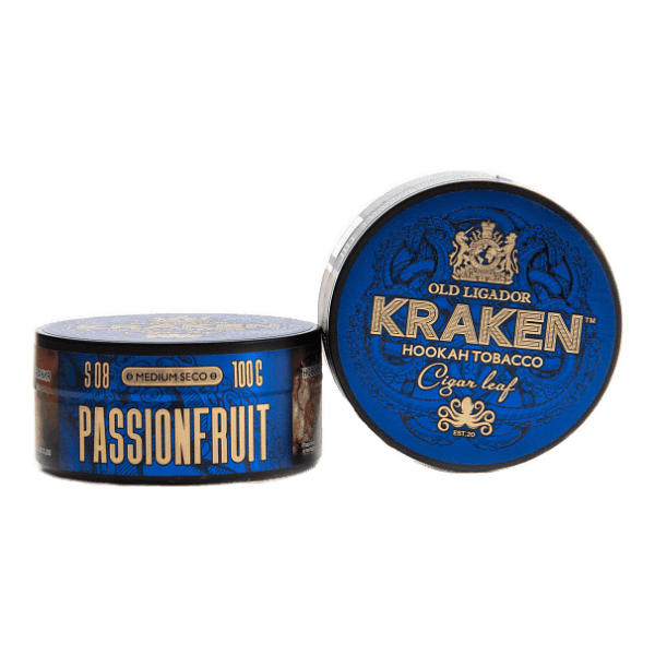 Табак Kraken Medium Seco Passion Fruit (Маракуйя) 100 гр в Турции