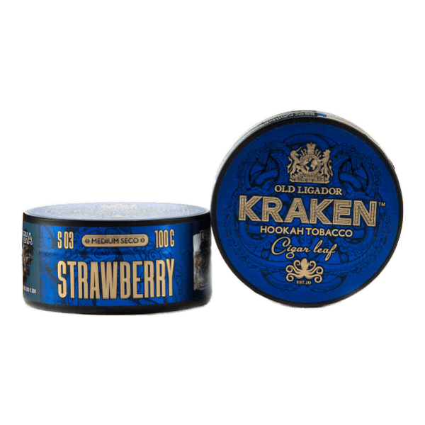 Табак Kraken Medium Seco Strawberr (Клубника) 100 гр в Турции