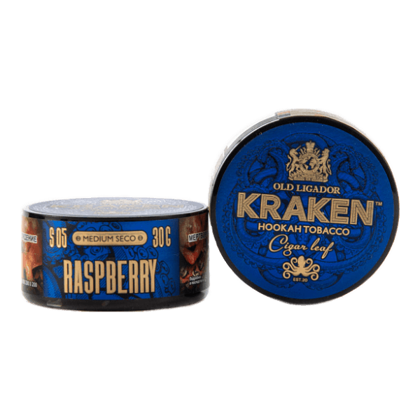 Табак Kraken Medium Seco Raspberry (Малина) 30 гр в Турции