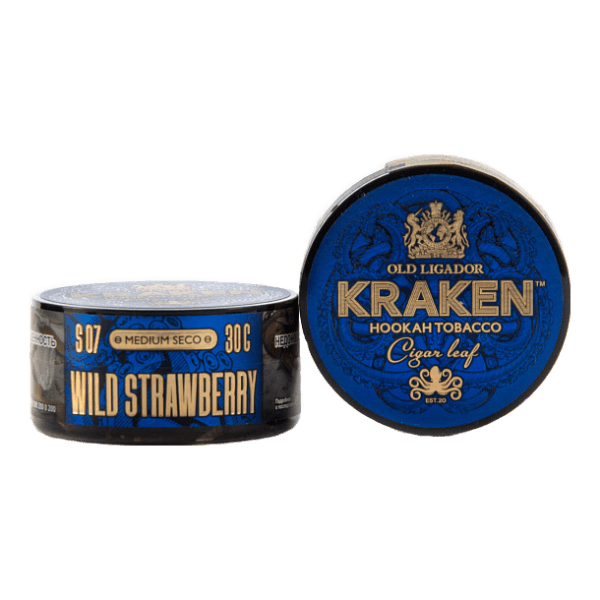 Табак Kraken Medium Seco wild strawberry (Земляника) 30 гр в Турции