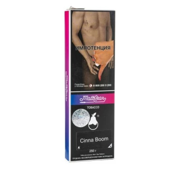 Табак MattPear Cinna Boom (Корица Персик) 250 гр в Турции