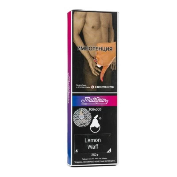 Табак MattPear Lemon Waff (Лимонные вафли) 250 гр в Турции