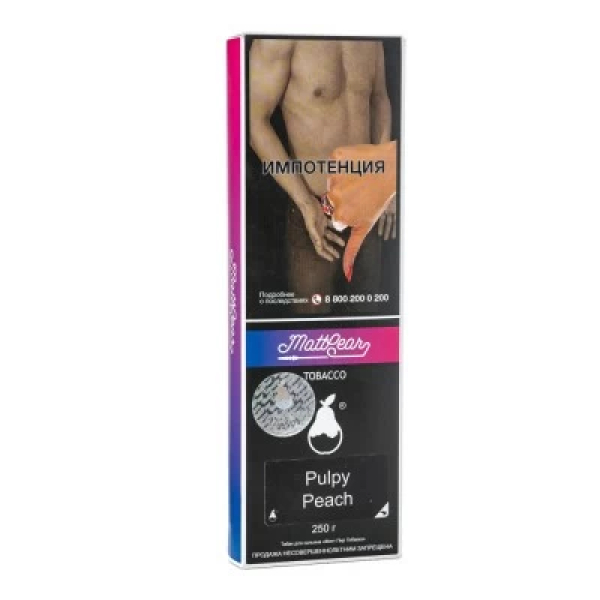 Табак MattPear Pulpy Peach (Персик) 250 гр в Турции