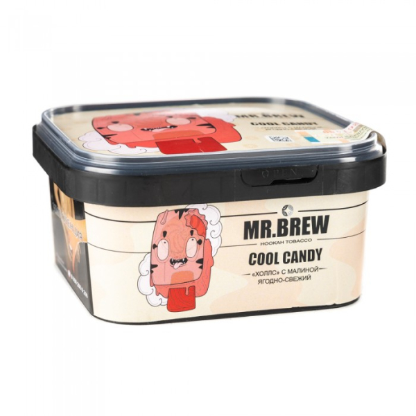 Табак Mr Brew Cool Candy (Малиновый холлс) 200 гр в Турции