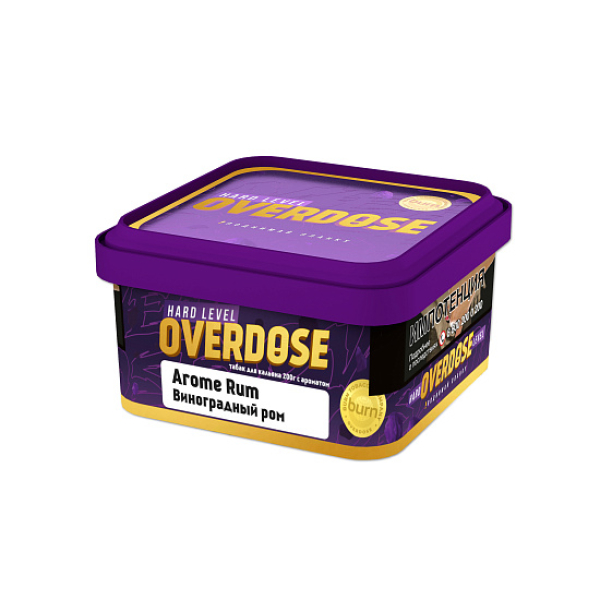 Табак OVERDOSE Aroma Rum 200 гр в Турции