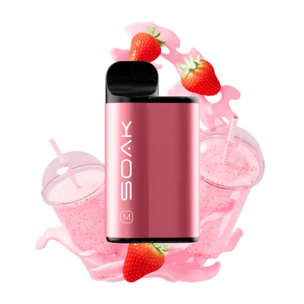 SOAK M Strawberry Cream dream (Клубничный милкшейк), 4000 тяг в Турции