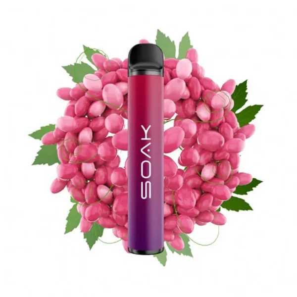 SOAK X Rose Grape (Розовый виноград), 1500 тяг в Турции