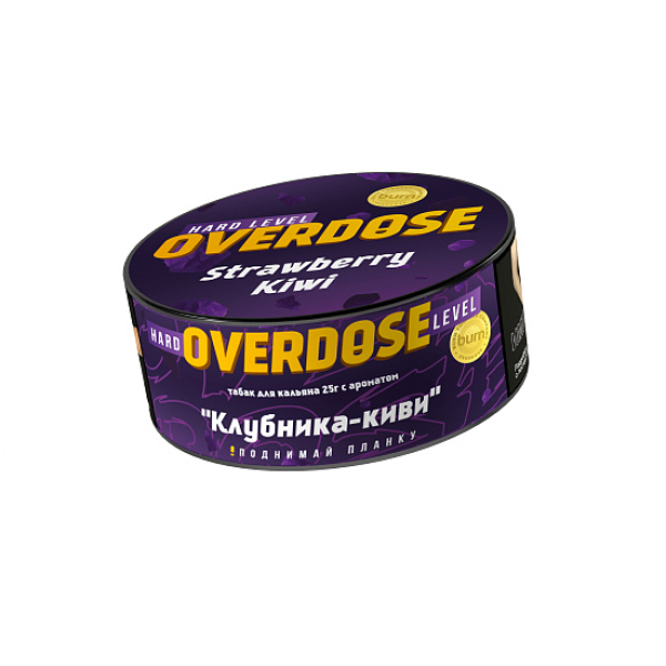 Табак OVERDOSE Strawberry Kiwi (клубника киви) 25 гр в Турции