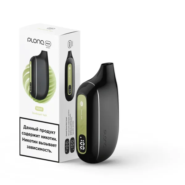 Plonq Max Smart Зеленый Чай (8000 Затяжек) 20 Мг в Турции