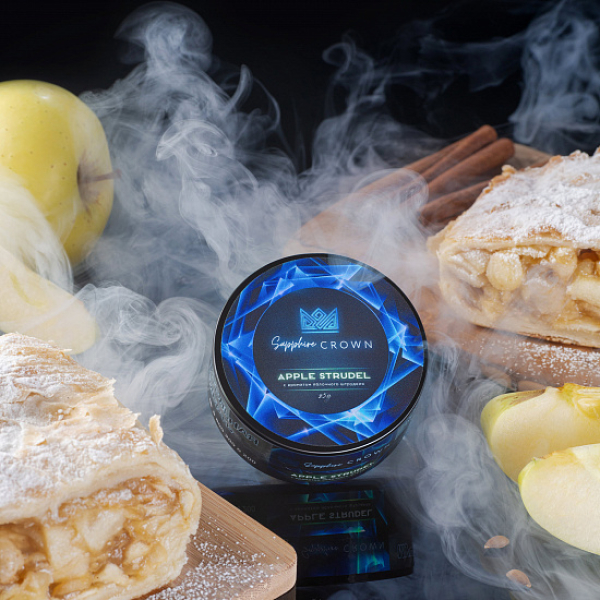 Табак Sapphire Crown Apple Strudel (Яблочный Штрудель) 25 гр в Турции