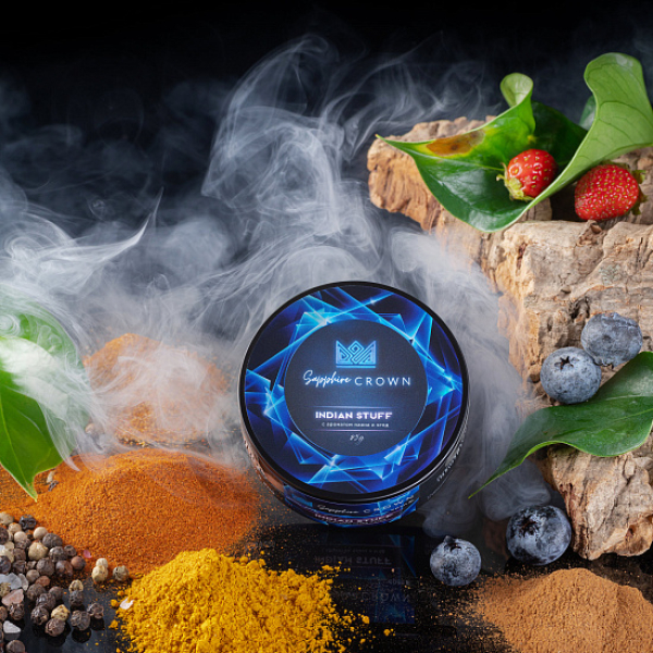 Табак Sapphire Crown Indian Stuff (Специи травянистость лесные ягоды) 25 гр в Турции