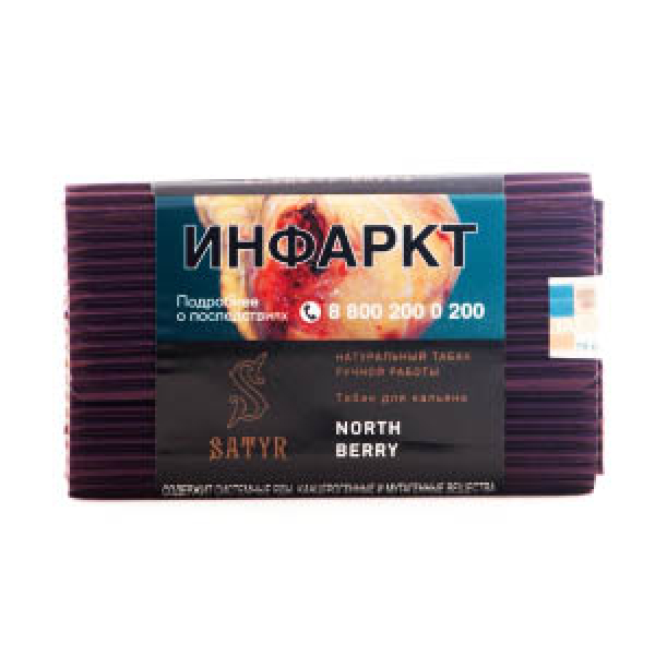 Табак Satyr North Berry 100 грамм в Турции