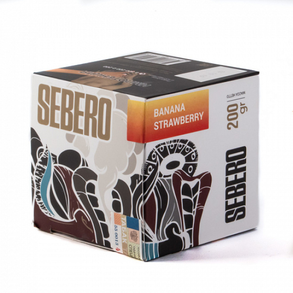 Табак SEBERO BANANA STRAWBERRY 200 грамм в Турции