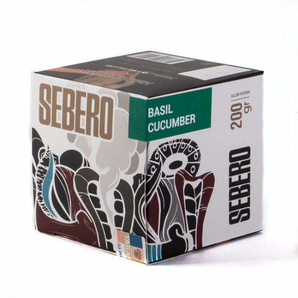 Табак SEBERO BASIL CUCUMBER 200 грамм в Турции