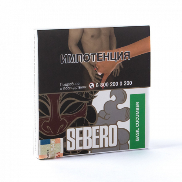 Табак SEBERO BASIL CUCUMBER 40 грамм в Турции