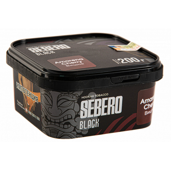 Табак SEBERO BLACK AMARENA CHERRY 200 гр в Турции