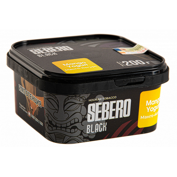 Табак SEBERO BLACK MANGO YOGURT 200 гр в Турции