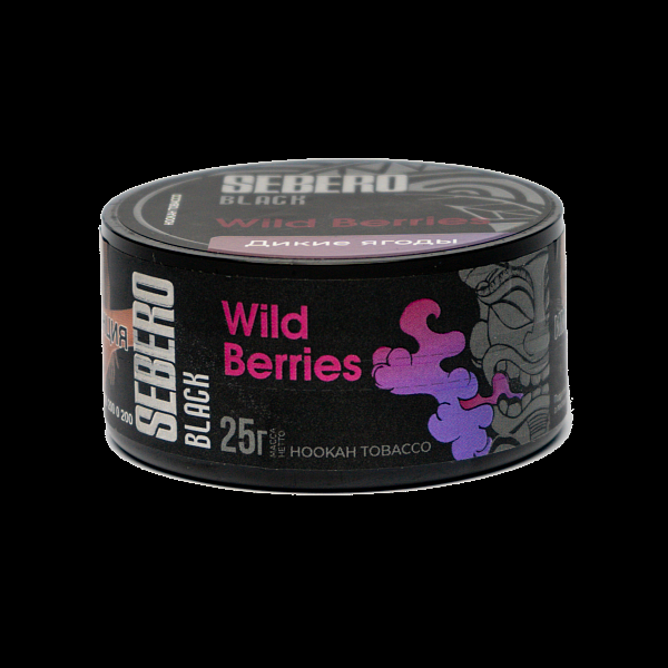 Табак SEBERO BLACK WILD BERRIES 25 гр в Турции
