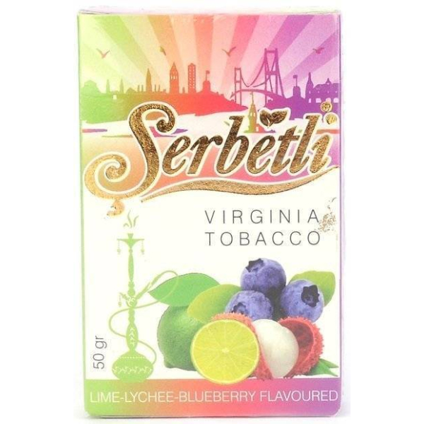 Табак Serbetli Lime Lychee Blueberry в Турции