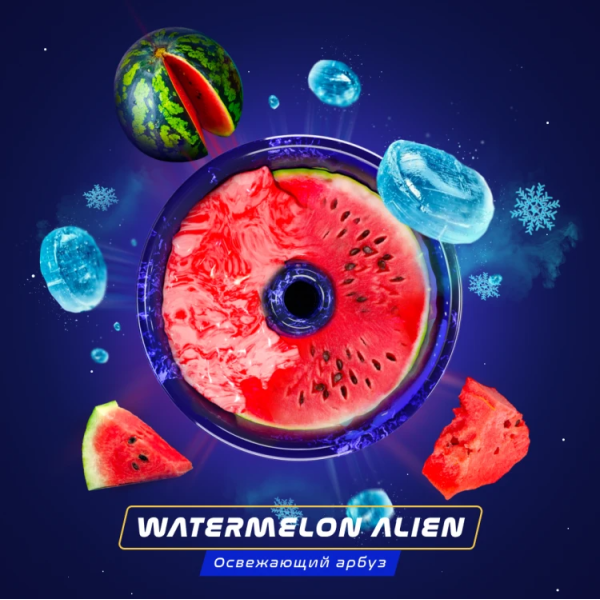 Паста Space Smoke ZERO Watermelon  Alien (Арбуз с  холодком) 30 гр в Турции