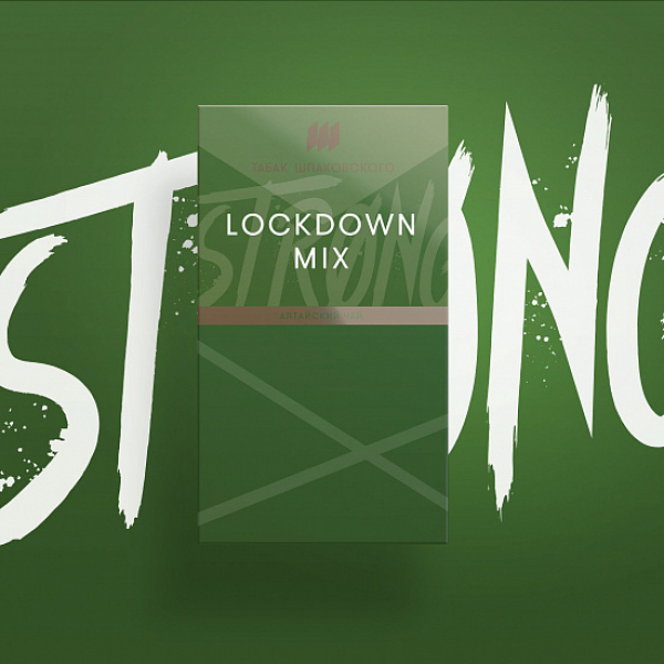 Табак Шпаковского Strong Lockdown mix (Алтайский чай) 40 гр в Турции