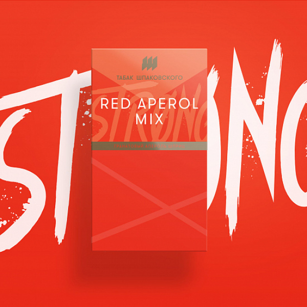 Табак Шпаковского Strong Red Aperol mix (Красный Апероль) 40 гр в Турции